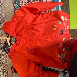 Girls hoodies and rain coat size 5 and 6